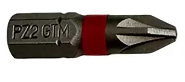 Фото - Біта для викрутки GTM PZ2 25 мм 20 шт. (SB-Z2-25K)