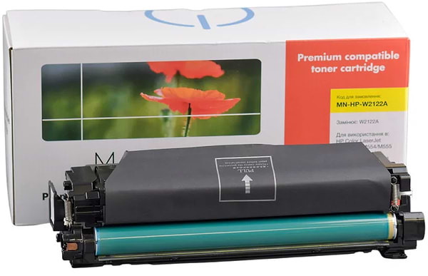 Фото - Картридж для лазерных принтеров/МФУ Makkon HP W2122A (212A) для CLJ M554/M555/M578 yellow (MN-HP-W2122A)