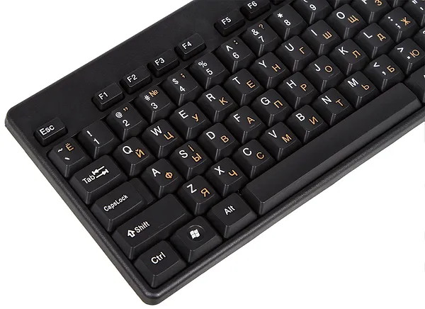 Фото - Клавіатура дротова REAL-EL Standard 502 USB Black (EL123100023)