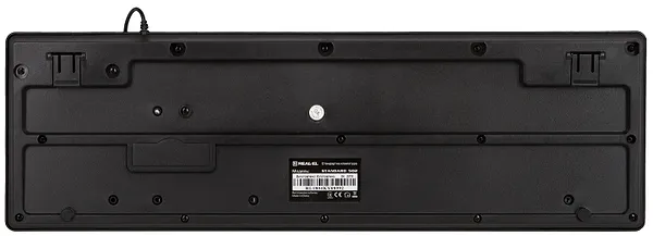 Фото - Клавіатура дротова REAL-EL Standard 502 USB Black (EL123100023)
