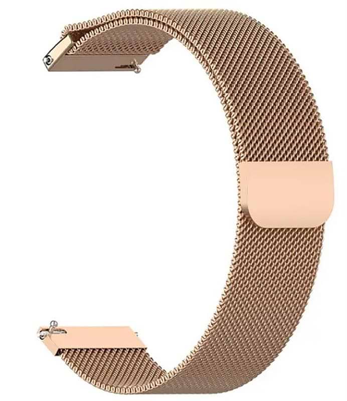 Ремешок для смарт-часов BeCover Milanese Style for Xiaomi Amazfit Bip (20mm) Lite/Bip S Lite/GTR 42mm/GTS/TicWatch S2/TicWatch E/GTS 3/GTS 2 mini Brown (70