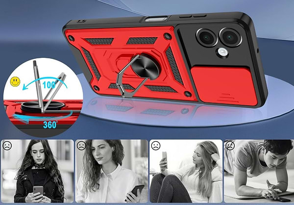 Фото - Чохол для смартфону BeCover Military for Samsung Galaxy A06 SM-A065 Red (713068)