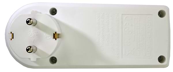 Фото - Перехідник 220В Grunhelm RKU1-01/01+2 USB White