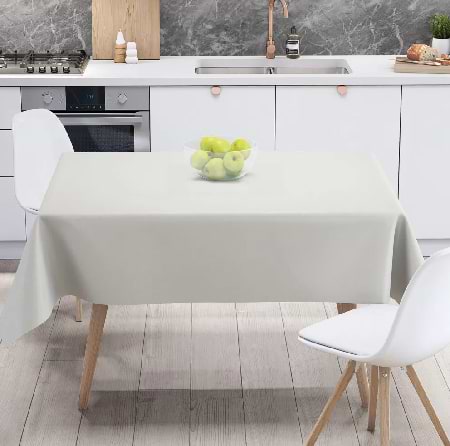 Скатертина прямокутна ТЕП Aquastop 150х200 см Milky White (С-04189_29836)