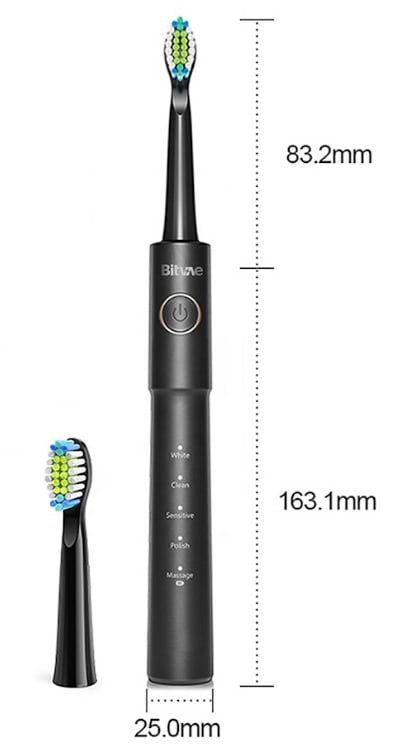 Фото - Зубная щетка электрическая Bitvae E11 Black