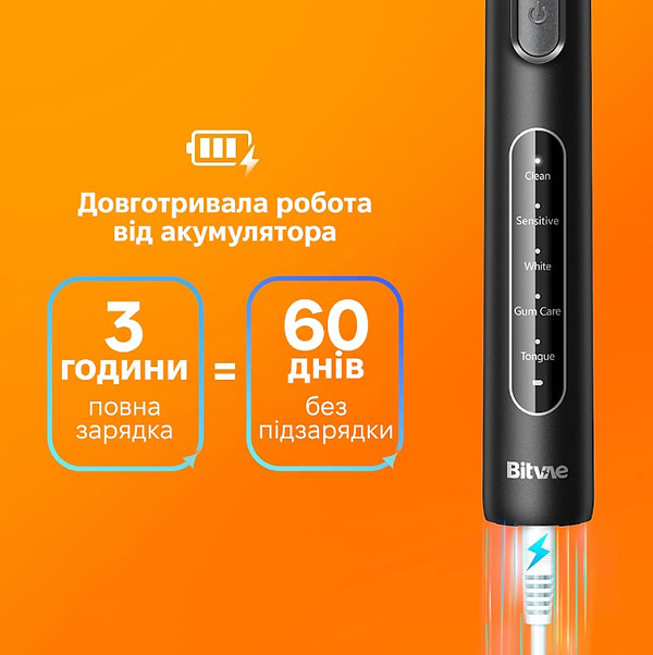 Фото - Зубная щетка электрическая Bitvae R1 Black