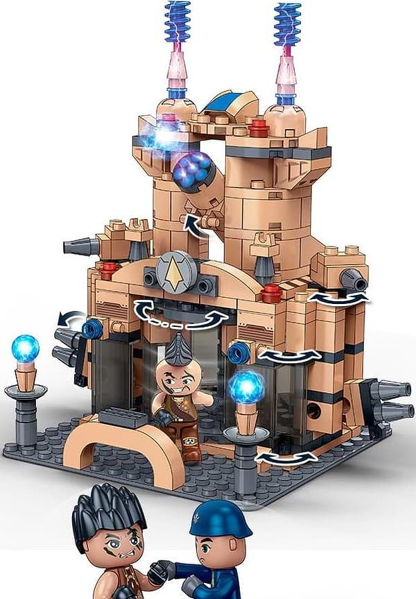 Фото - Пластиковый конструктор Banbao "Армия" 3 в 1 (515 Эл.) Танковый бой 2 (6251)