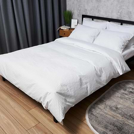 Комплект постельного белья Moon&Star Бязь Gold Люкс «White Harmony» King Size 220x240 нав. 2х50х70 (MS-820007386)