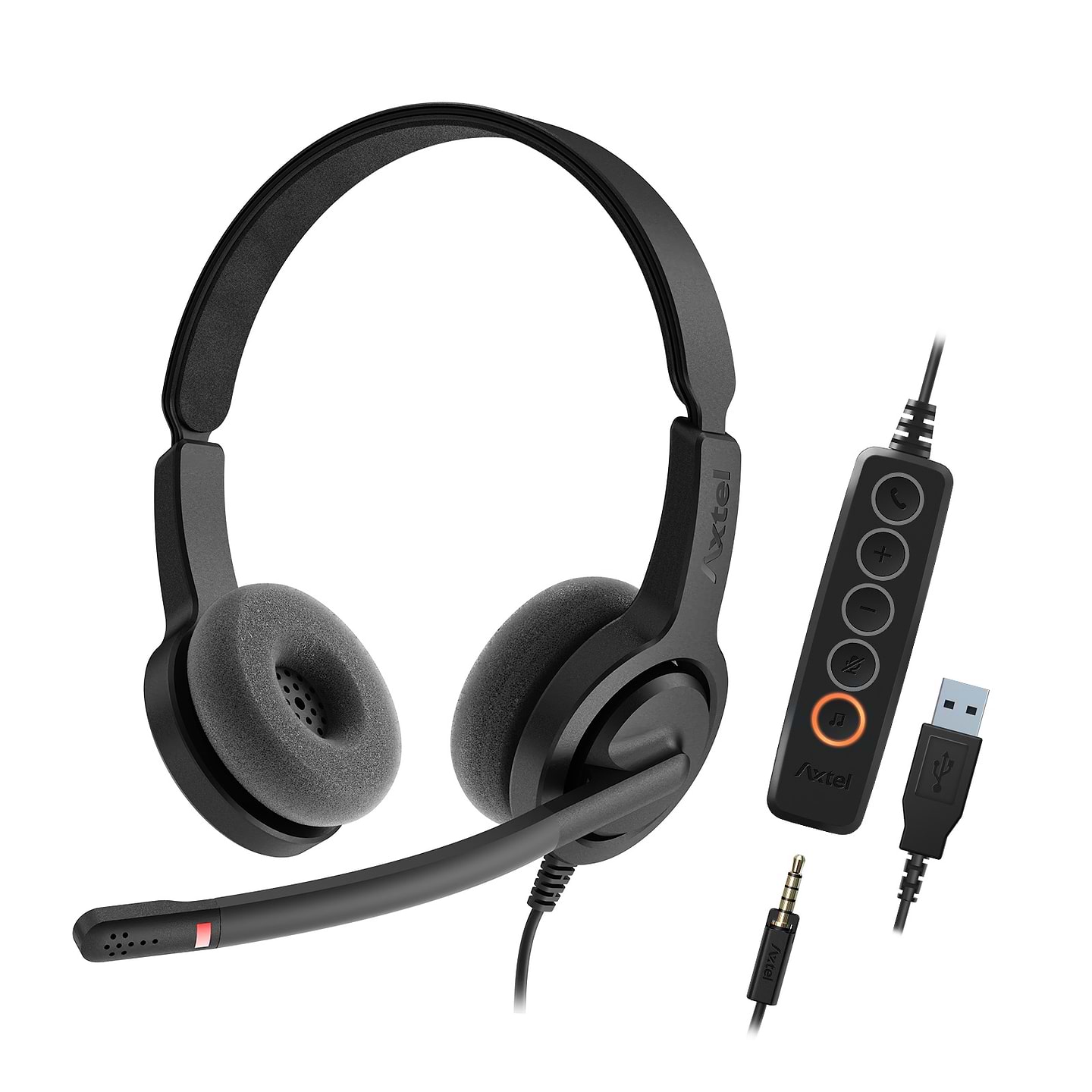 Гарнітура дротова Axtel Voice UC 28-35 duo NC (AXH-V28-35UCD)