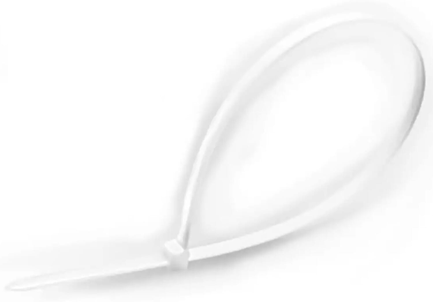 Набор хомутов Haisser нейлоновый 4х370 Белый 100 шт. (123437)