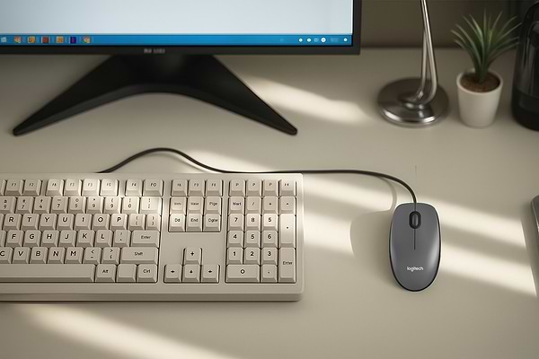 Фото - Мышь проводная Logitech M100 Black (910-006652)