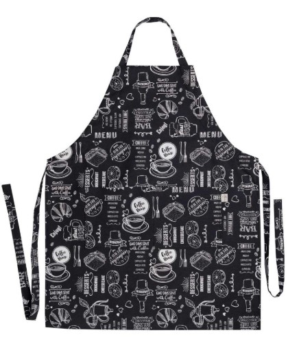 Фото - Фартук Прованс Breakfast black (039627) Фото - Фартук Прованс Breakfast black (039627)