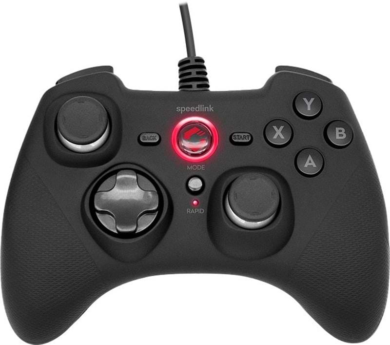 Геймпад Speedlink Rait PC/PS3/Switch Black (SL-650010-BK) - Фото 1