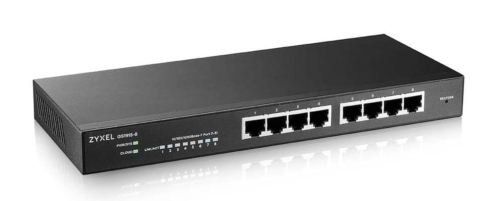 Коммутатор локальной сети (Switch) Zyxel GS1915-8 (GS1915-8-EU0101F) - Фото 1