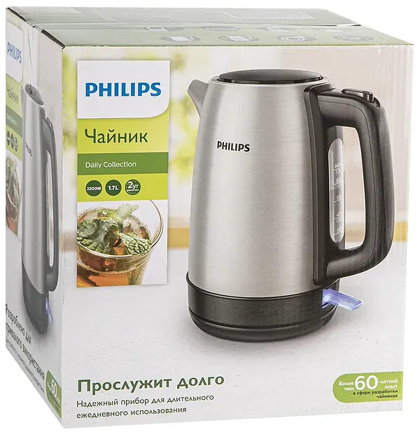 Фото - Электрический чайник Philips Daily Collection HD9350/91