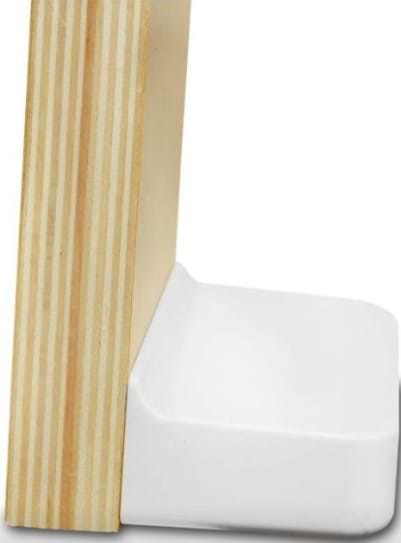 Фото - Стільчик для годування класичний Lionelo Floris White Natural