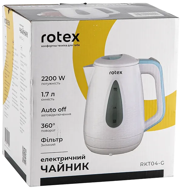 Фото - Електричний чайник Rotex RKT04-G