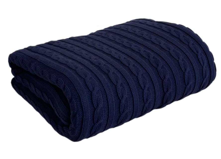 Плед полуторний Прованс Exclusive Nature Синій 140х180 см (026675)