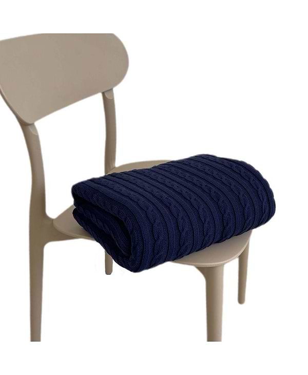 Фото - Плед полуторный Прованс Exclusive Nature Синий 140х180 см (026675)