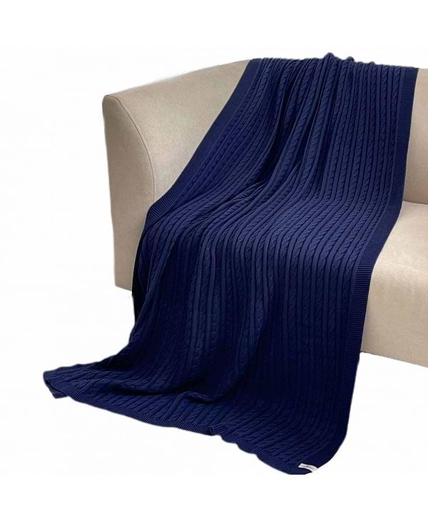 Фото - Плед полуторный Прованс Exclusive Nature Синий 140х180 см (026675)