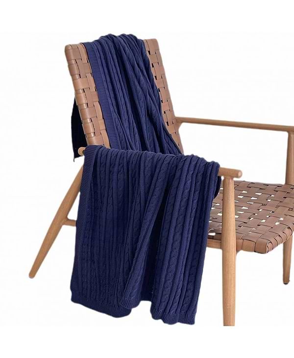 Фото - Плед полуторный Прованс Exclusive Nature Синий 140х180 см (026675)