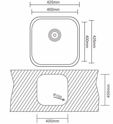 Фото - Мойка кухонная Interline Under Sateen