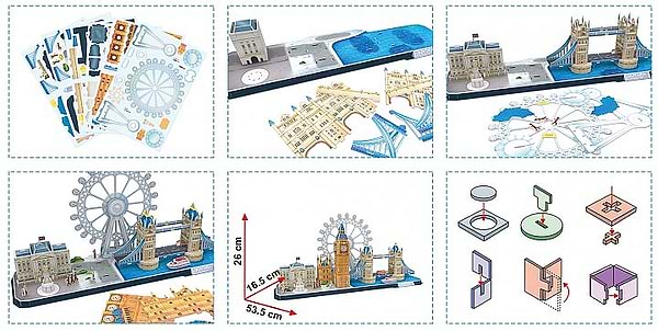 Фото - 3D-пазли Cubic Fun City Line ''London'' (MC253h)