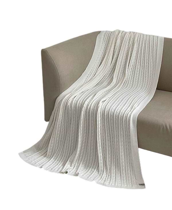 Фото - Плед полуторный Прованс Exclusive Nature Молочный 140х180 см (026680)