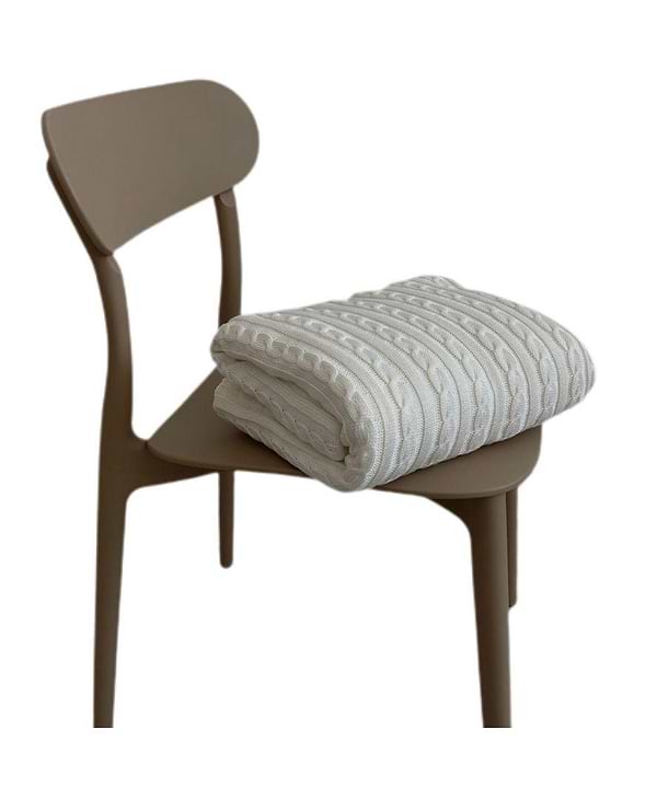 Фото - Плед полуторный Прованс Exclusive Nature Молочный 140х180 см (026680)