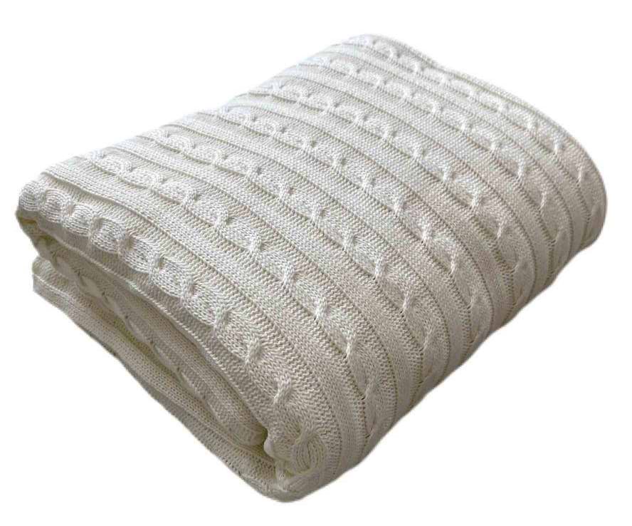 Плед полуторний Прованс Exclusive Nature Молочний 140х180 см (026680)