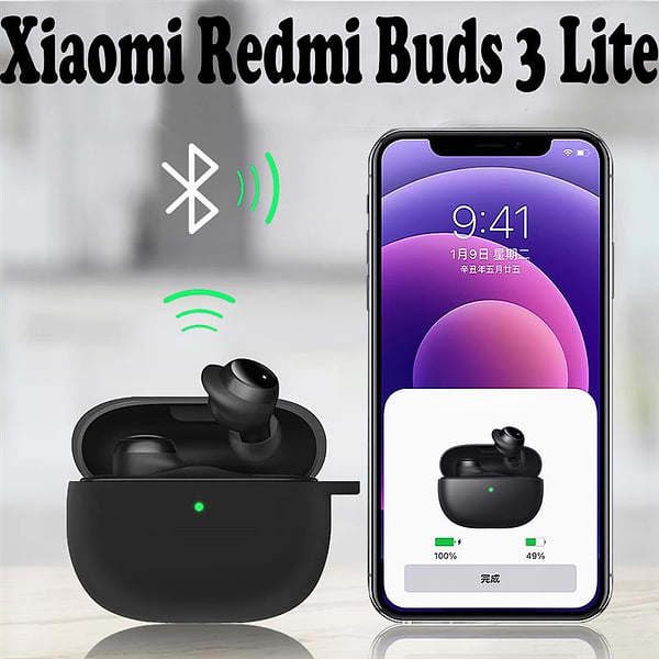 Фото - Уцінка - Чохол для навушників BeCover Silicon for Xiaomi Redmi Buds 3 Lite Black (707468)