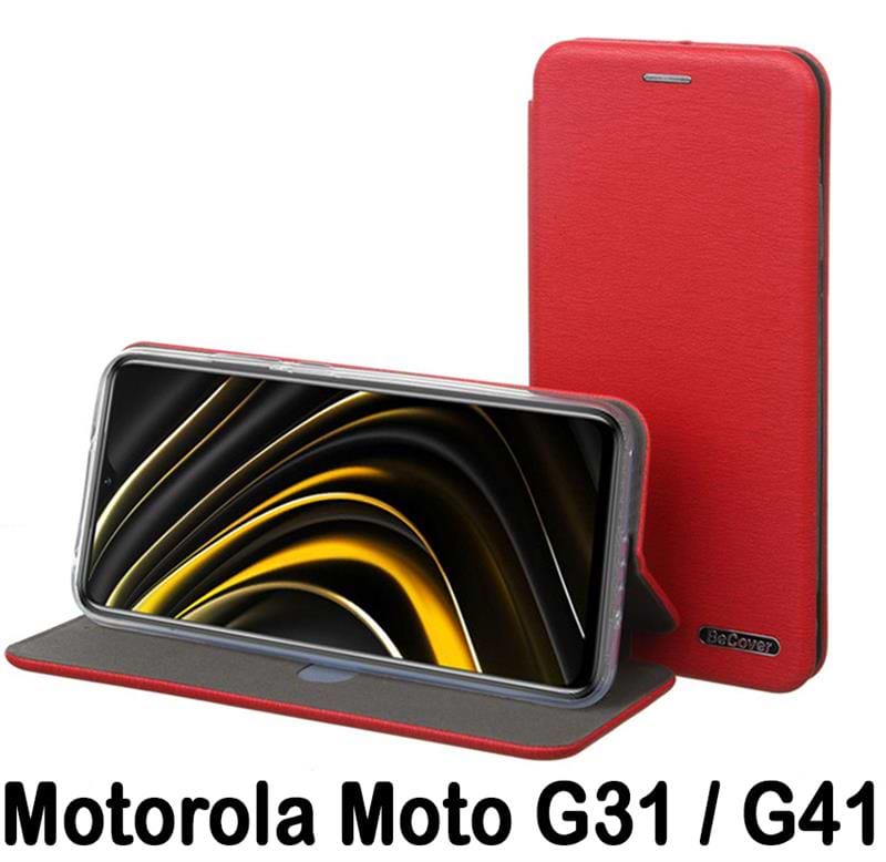 Чохол для смартфону BeCover Exclusive for Motorola Moto G31/G41 Burgundy Red (707912) - Фото 1
