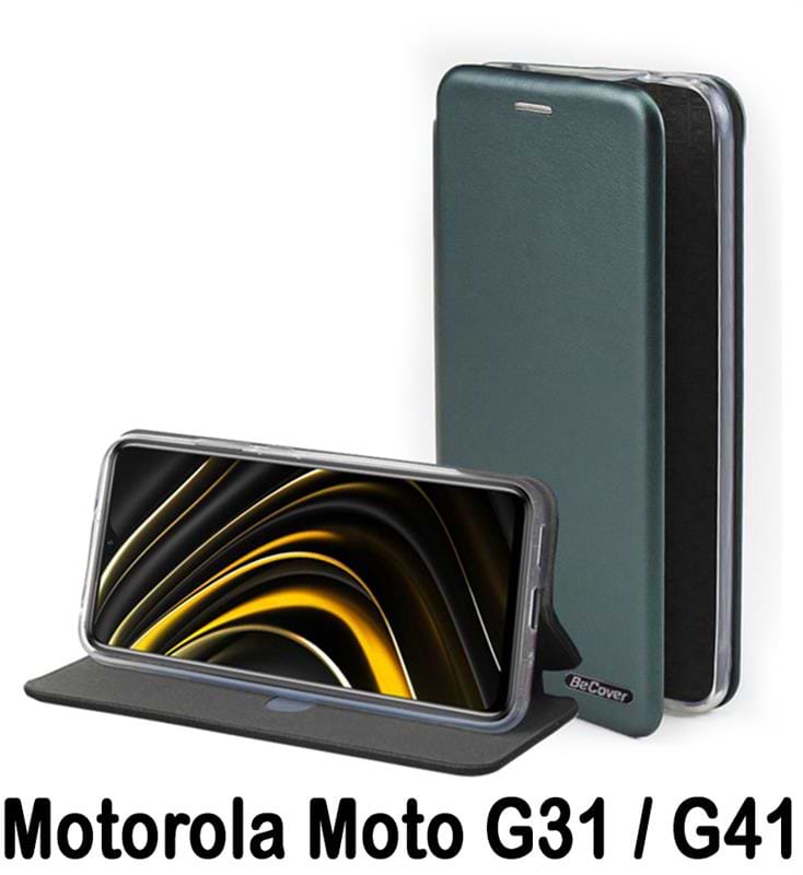 Чохол для смартфону BeCover Exclusive for Motorola Moto G31/G41 Dark Green (707913) - Фото 1