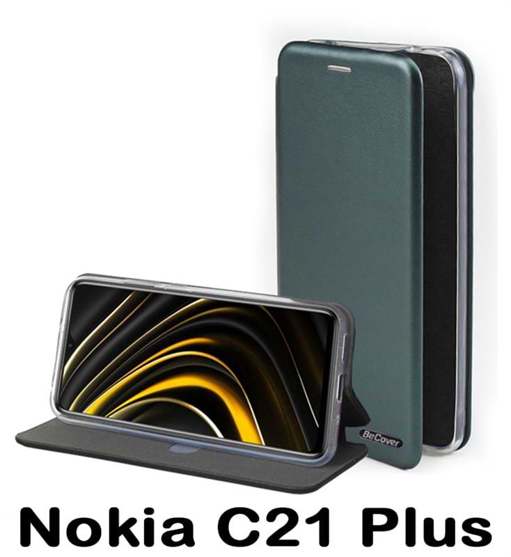 Чехол для смартфона BeCover Exclusive for Nokia C21 Plus Dark Green (707919) - Фото 1