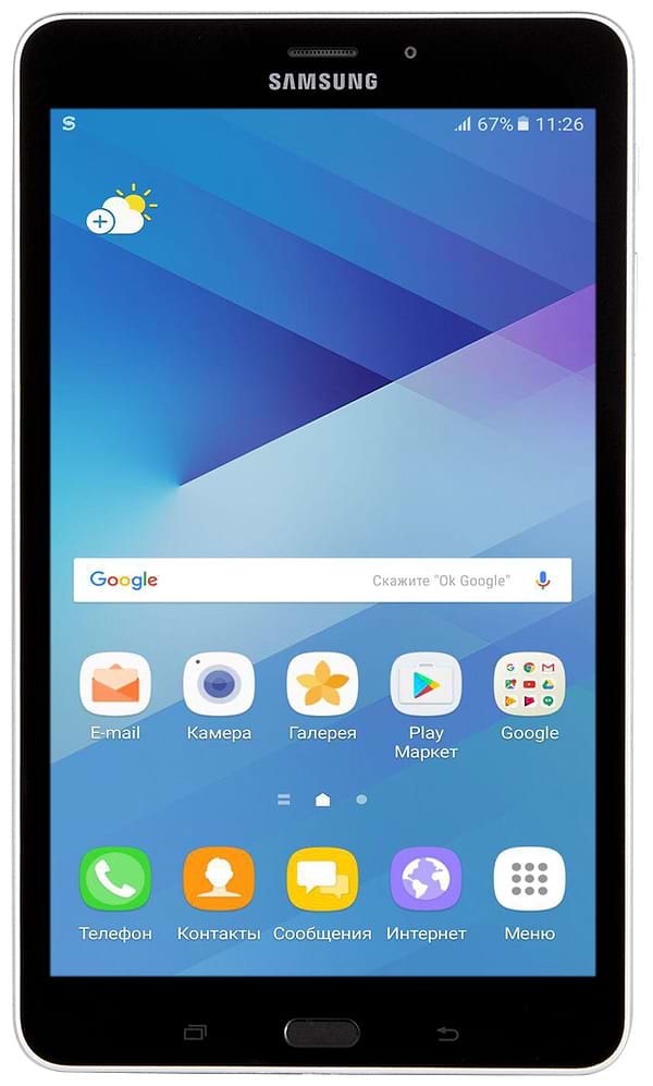 Фото - Планшет Samsung Galaxy Tab A 8'' LTE Silver (SM-T385NZSASEK)