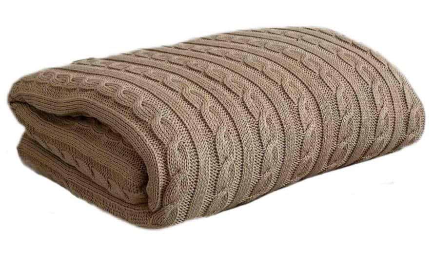 Плед полуторний Прованс Exclusive Nature Бежевий 140х180 см (026673)