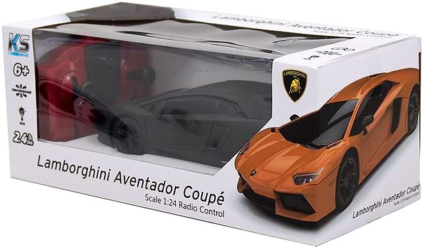 Фото - Радиоуправляемая машинка KS Drive Lamborghini Aventador LP 700-4 черный (124GLBB)