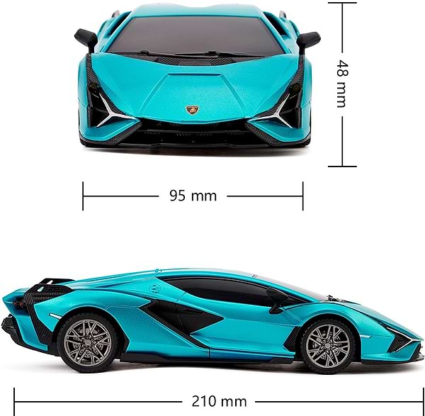 Фото - Радиоуправляемая машинка KS Drive Lamborghini Sian синий (124GLSB)