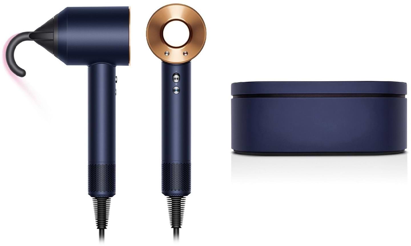 Фен Dyson HD07 Supersonic Синій/Мідь з кейсом (412525-01) - Фото 1