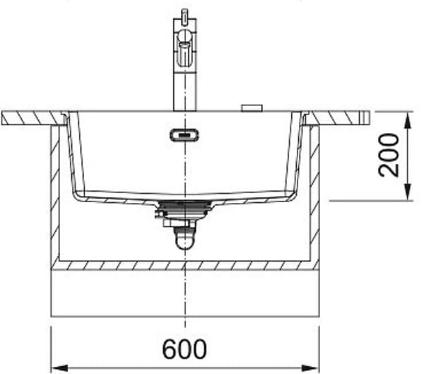 Фото - Мийка кухонна Franke 553х433х200 мм MRG 110-52 (125.0699.228)