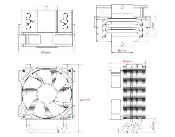 Фото - Процессорный кулер ID-Cooling SE-903-XT