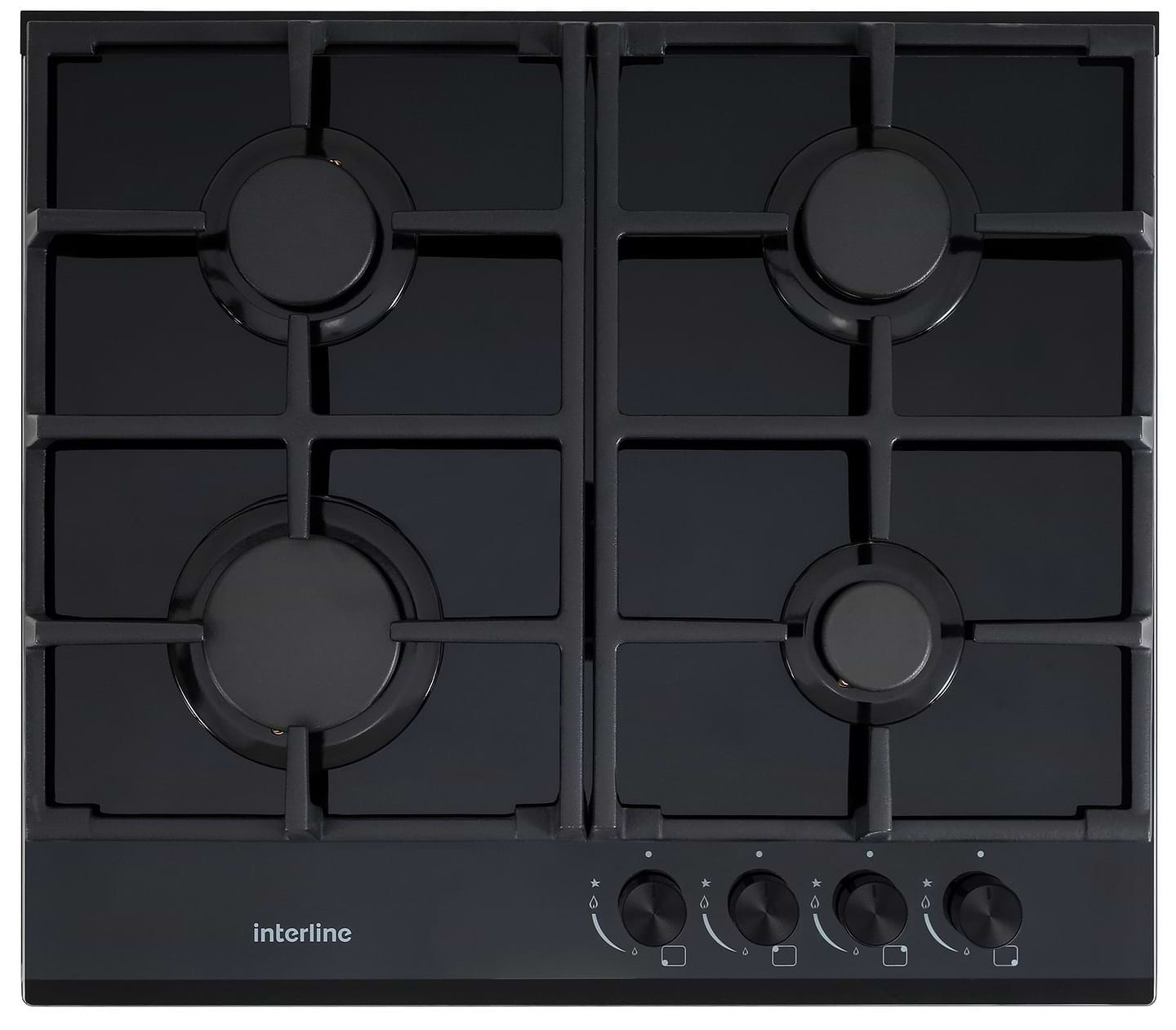 Варильна поверхня газова Interline VGS 463 FGK BA - Фото 1