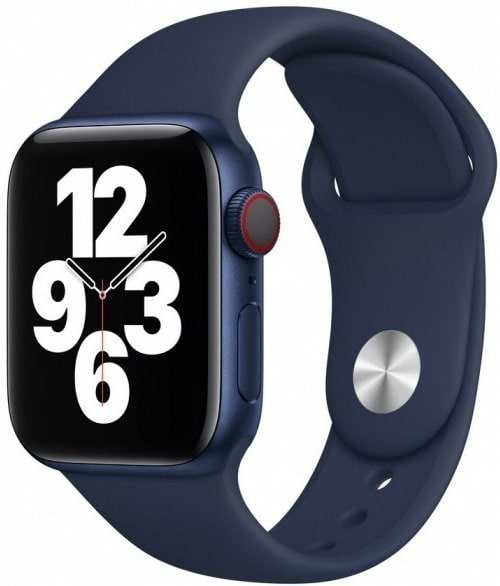 Ремешок для смарт-часов Apple 45mm Abyss Blue Sport Band - Regular (MKUW3ZM/A)