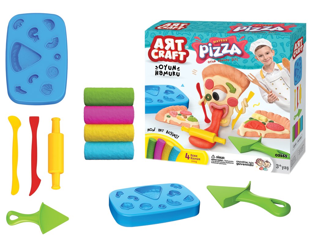 Ліплення з тіста dede Піца Art Craft 200 г (03555)