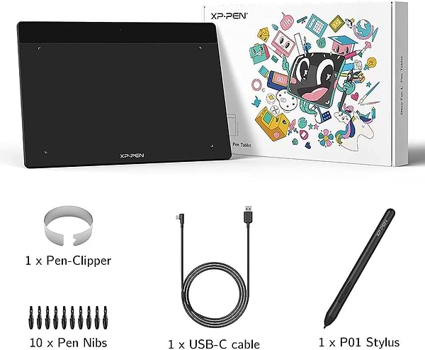 Фото - Графічний планшет XP-Pen Deco Fun XS Black
