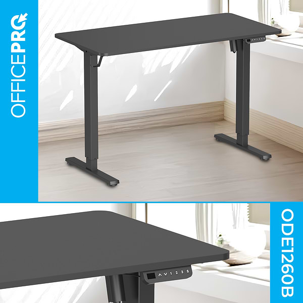 Фото - Стіл комп'ютерний OfficePro ODE1260B Black