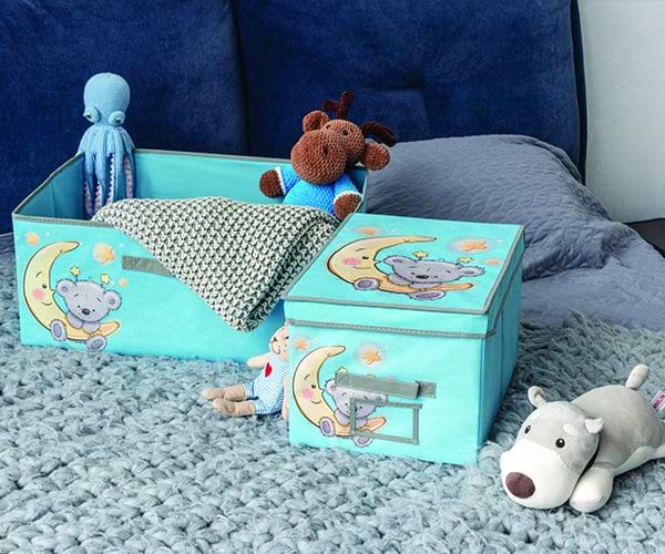 Фото - Коробка для зберігання дитяча Handy Home Ведмедик 30х40х25 см (UC-102)