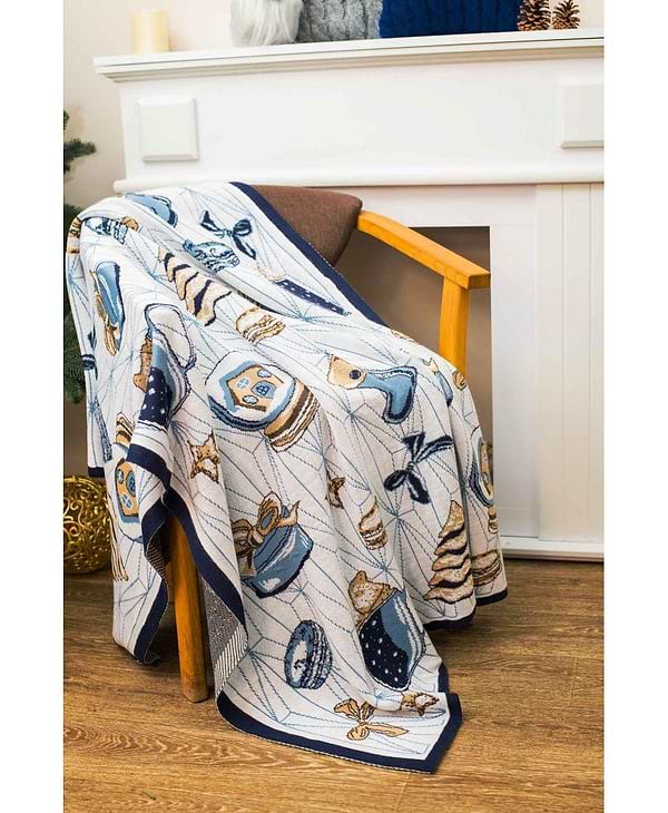 Фото - Плед полуторный Прованс Новогодний 130х170 см (027843)