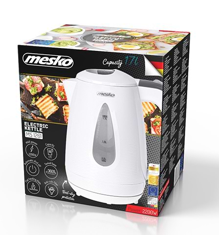 Фото - Електричний чайник Mesko MS 1261 Grey