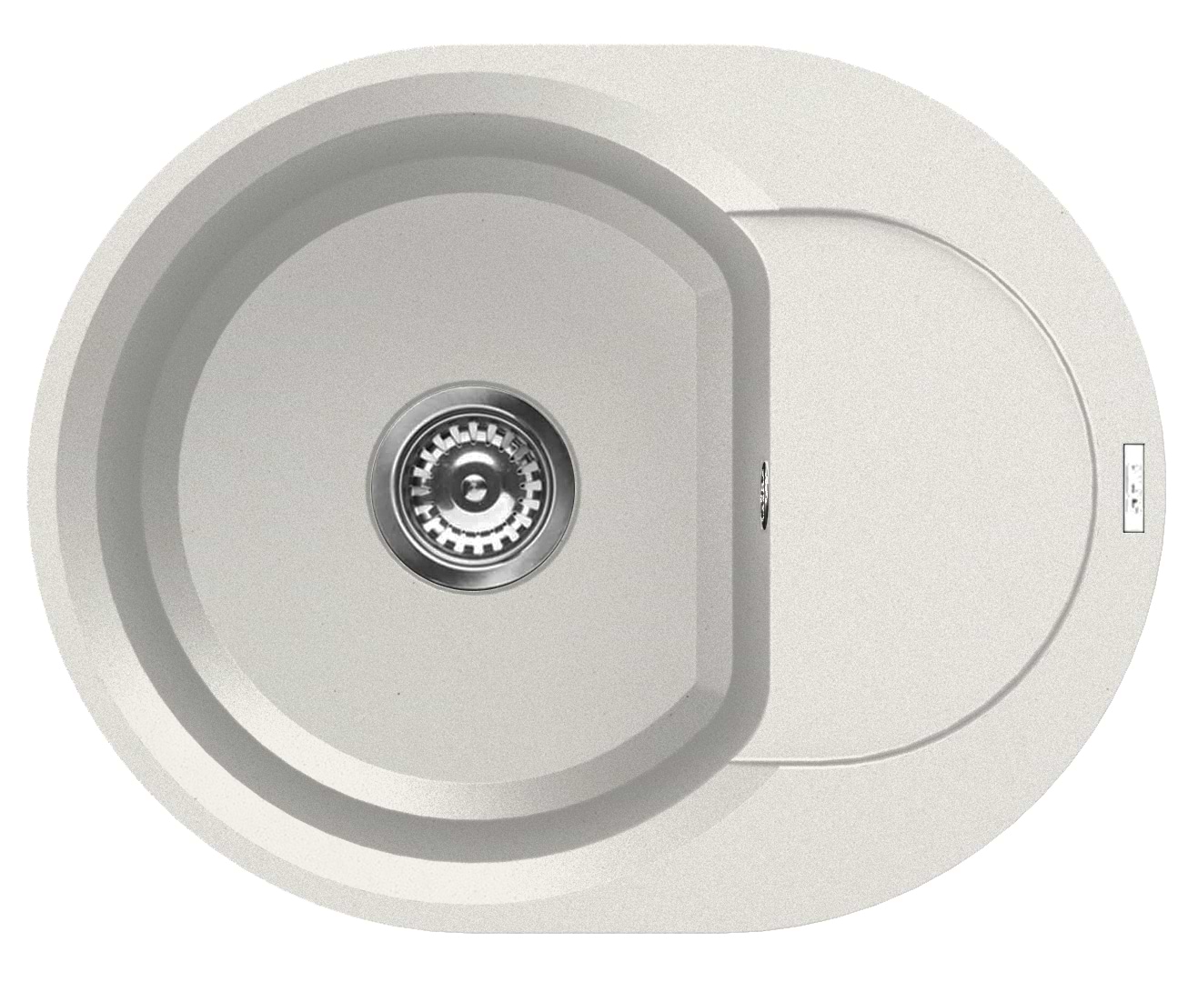Мойка кухонная Elleci Easy Round Titano 68 - Фото 1